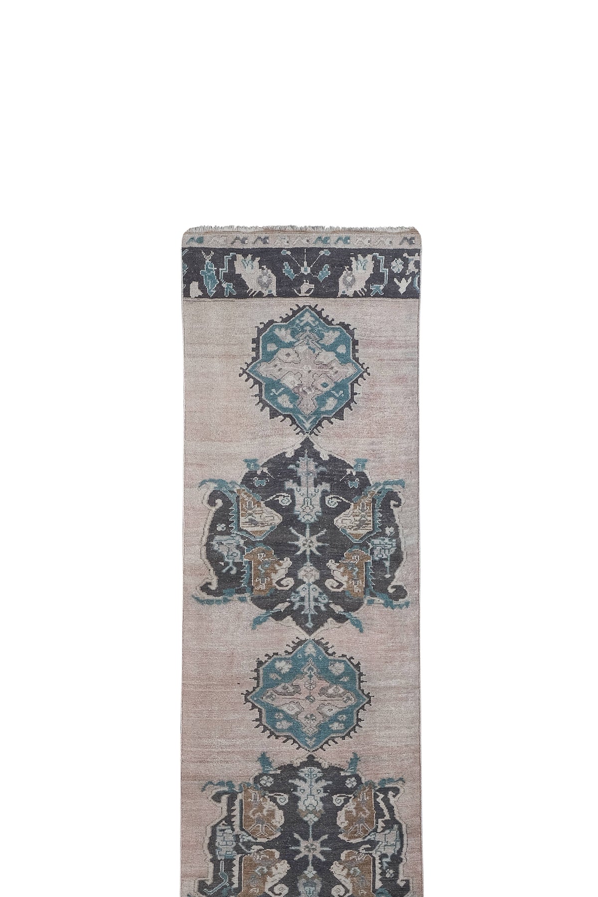 Vintage Türk Halı Yolluk 93 x 614 cm