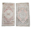 Vintage Türk Yastık Halı 2'li Set 54 x 97 cm