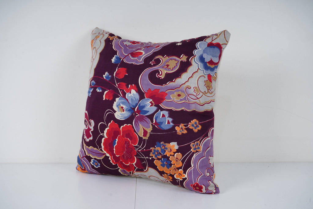 Özbek Baskılı Kırlent Kılıfı 38 x 38 cm