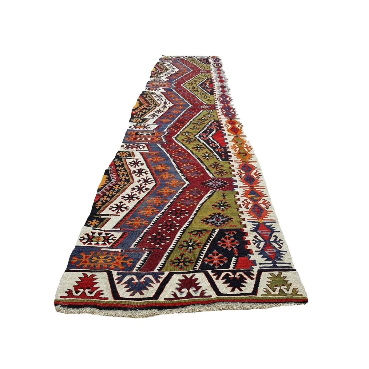 Vintage Kilim Yolluk 90 x 393 cm