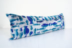 İpek Ikat Kadife Kırlent Kılıfı 40 x 121 cm