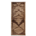 Vintage Türk Damalı Tulu Halı 72 x 142 cm