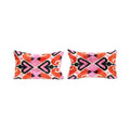 İpek Ikat Kadife Kırlent Kılıfı 2'li Set 40 x 60 cm