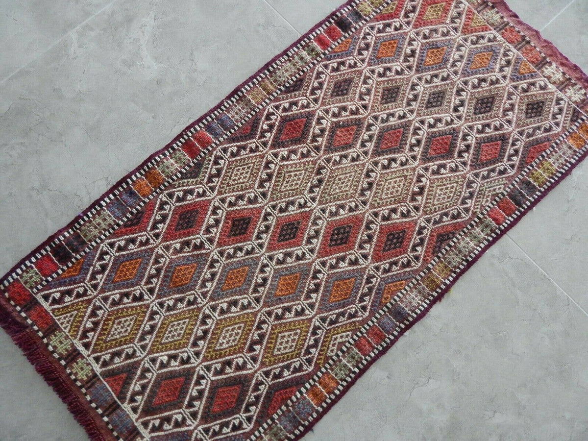Vintage Konya Yastık Halı 51 x 104 cm
