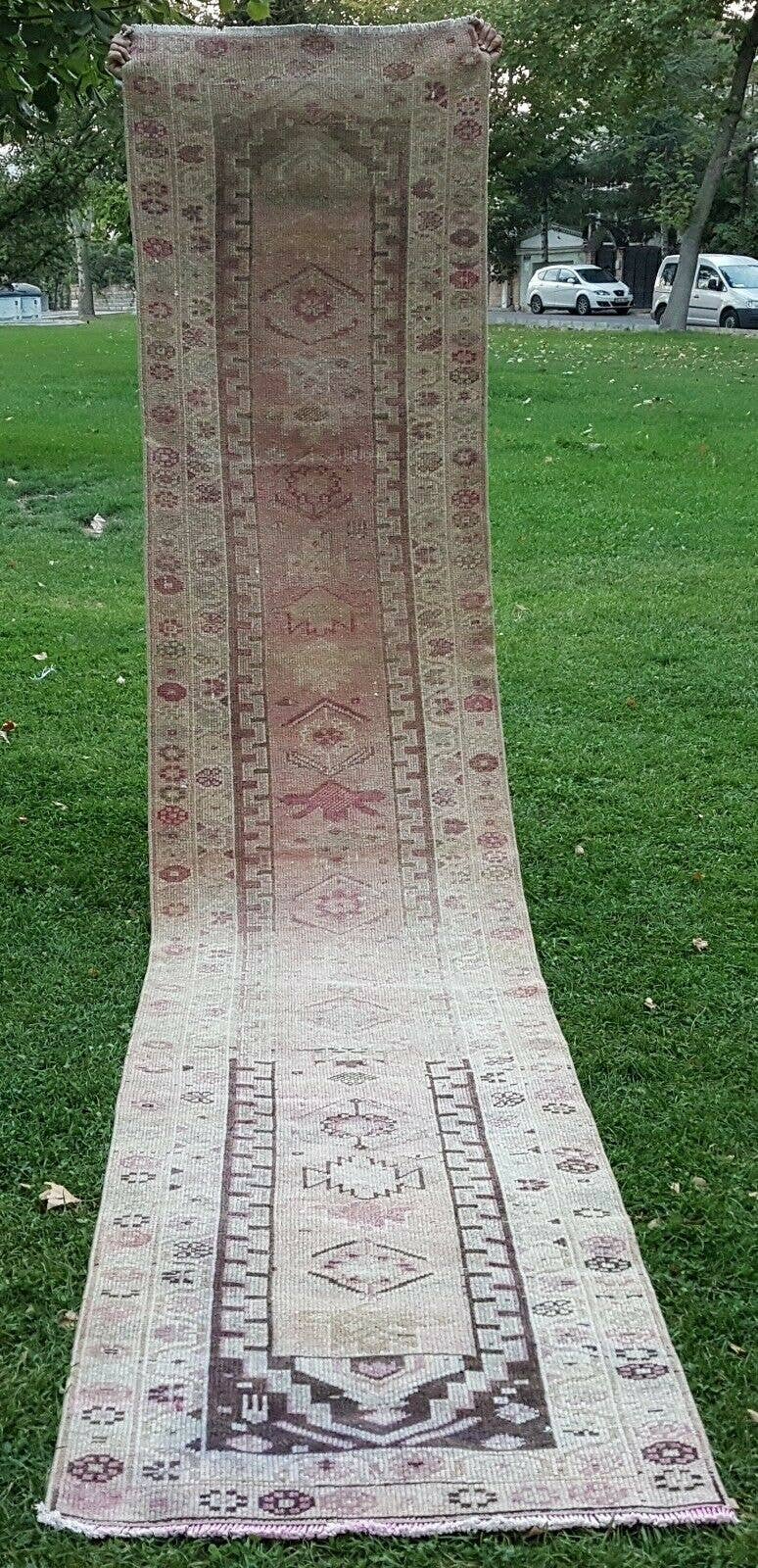 Vintage Kürt Halı Yolluk 85 x 397 cm
