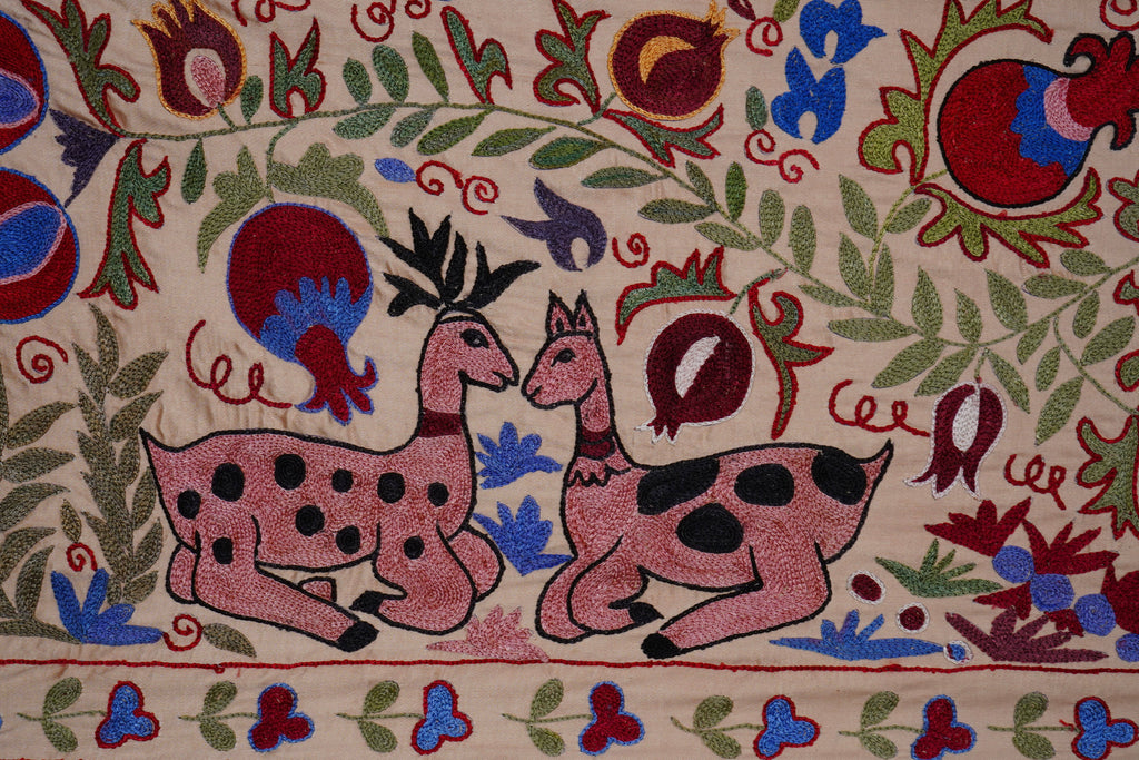 El İşlemesi Suzani Yolluk 51 x 190 cm