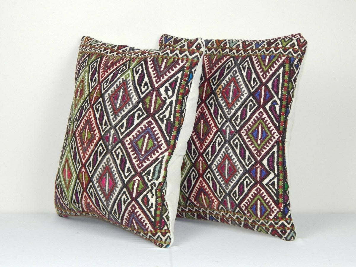 Kilim Kırlent Kılıfı 2'li Set 40 x 40 cm