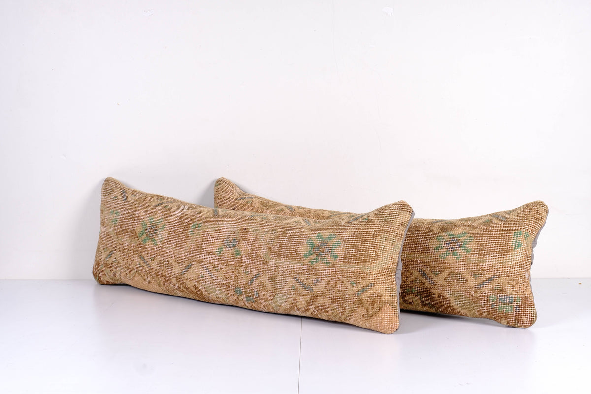 Halı Kırlent Kılıfı 2'li Set 28 x 93 cm