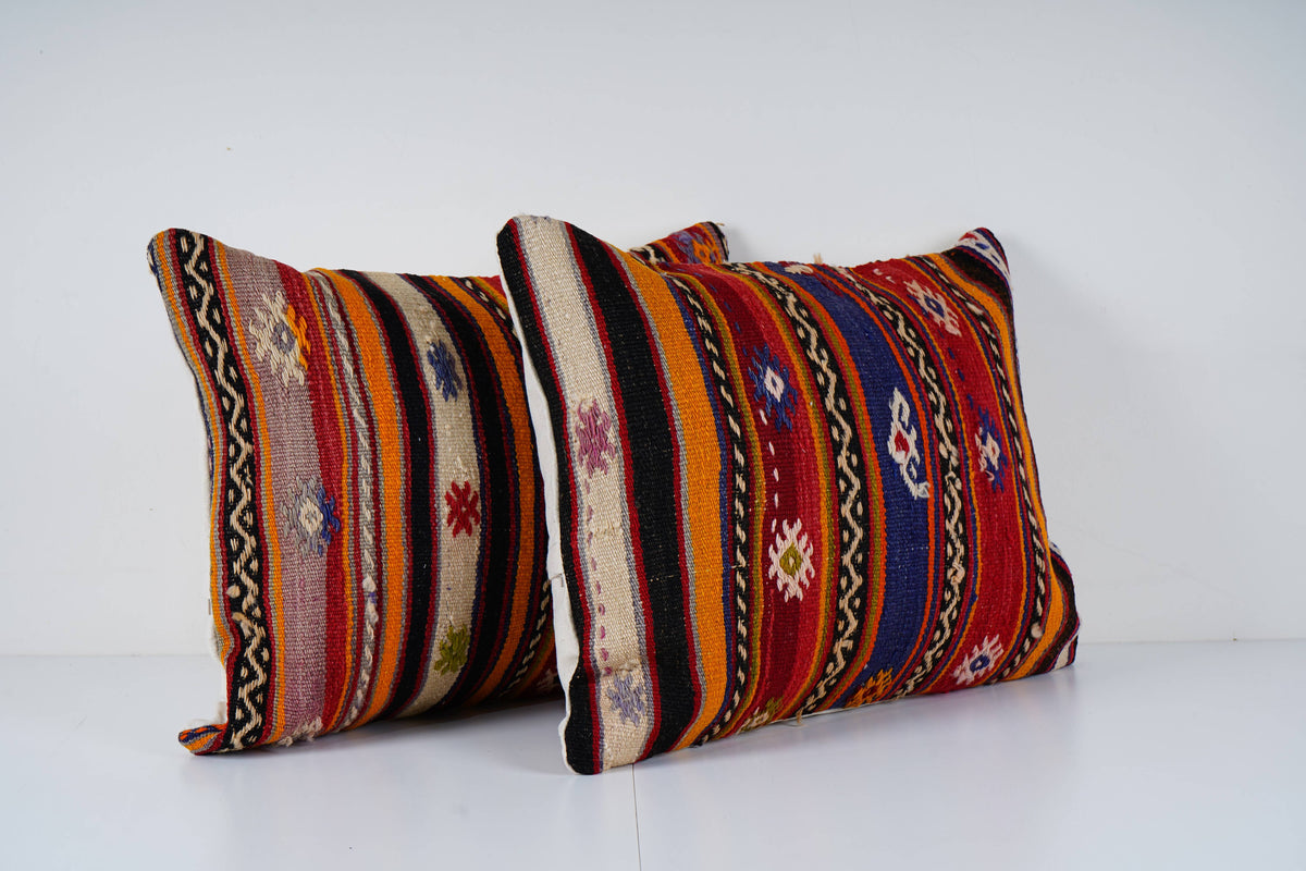 Kilim Kırlent Kılıfı 2'li Set 45 x 60 cm