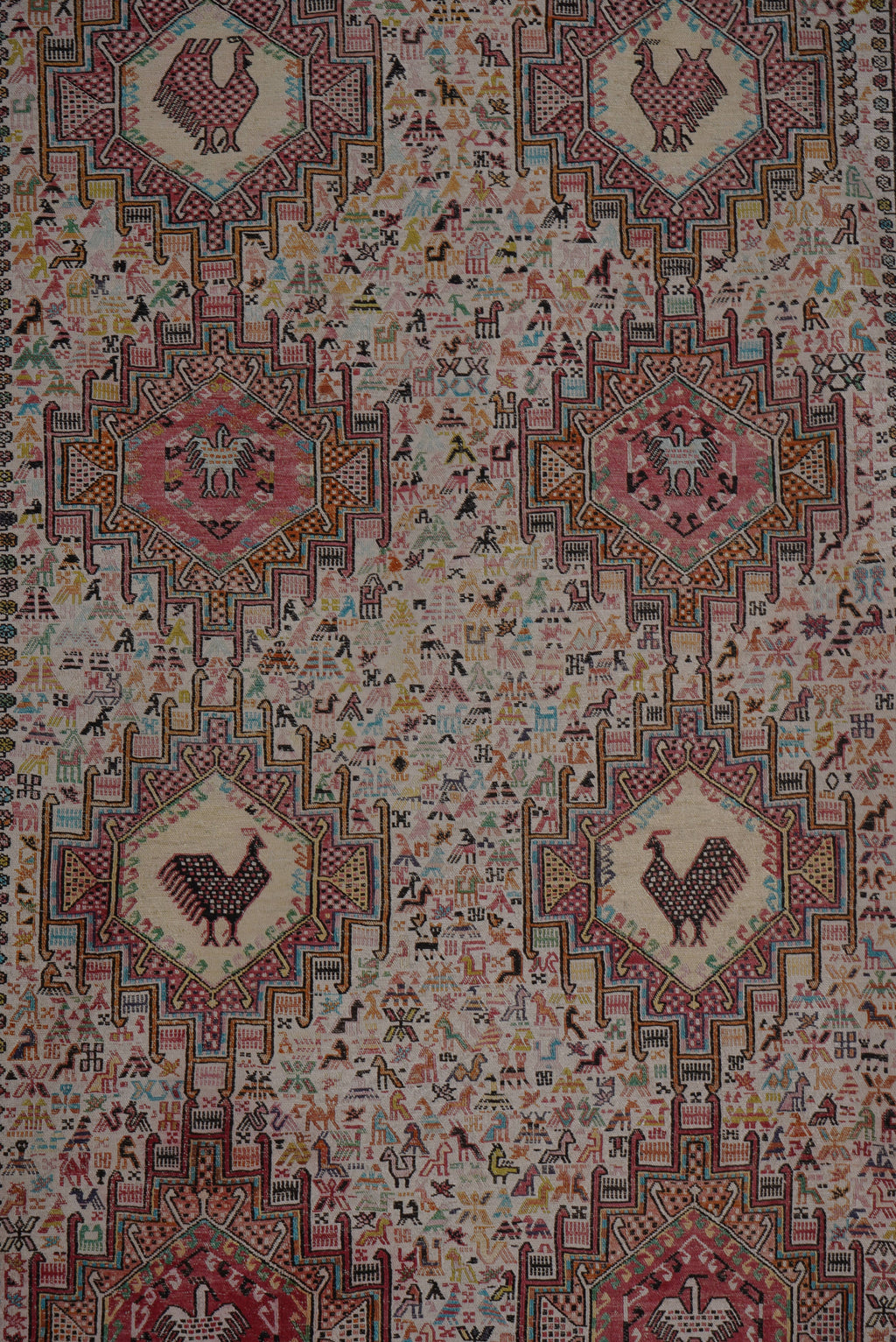 Vintage Sumak Kilim 123 x 195 cm