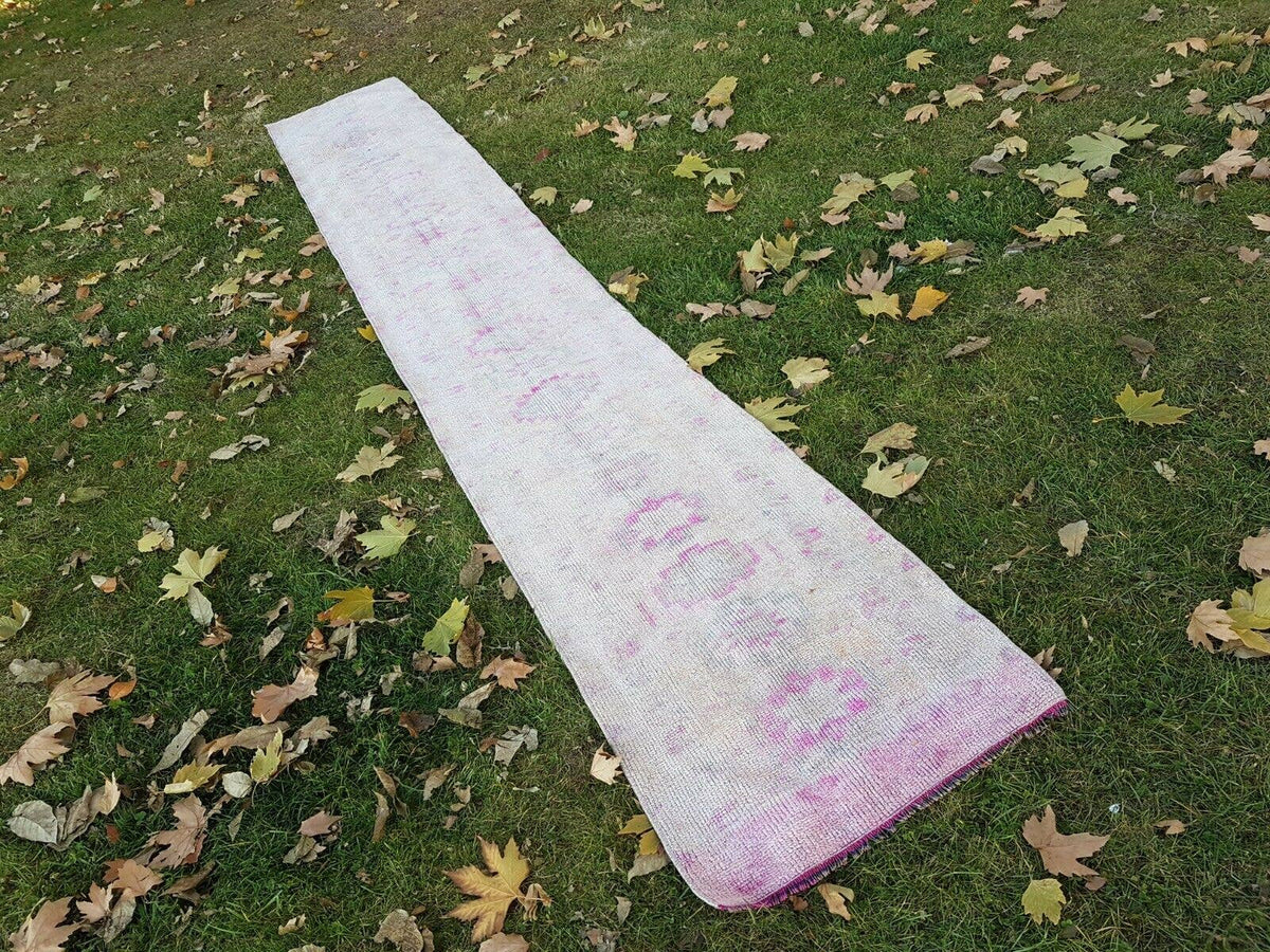 Vintage Herki Halı Yolluk 63 x 425 cm