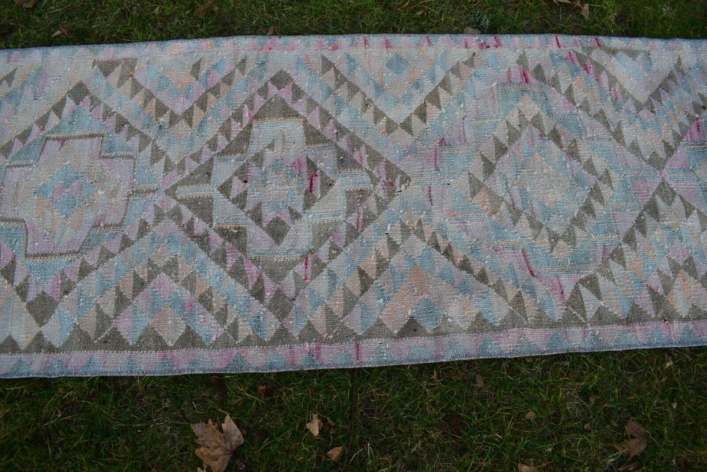 Vintage Herki Kilim Yolluk 76 x 350 cm