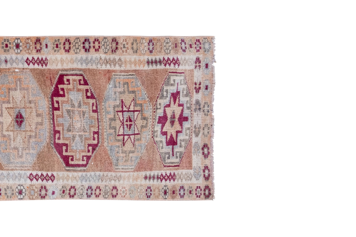 Vintage Herki Halı Yolluk 84 x 322 cm