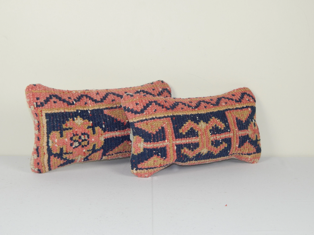 Kilim Kırlent Kılıfı 2'li Set 20 x 40 cm