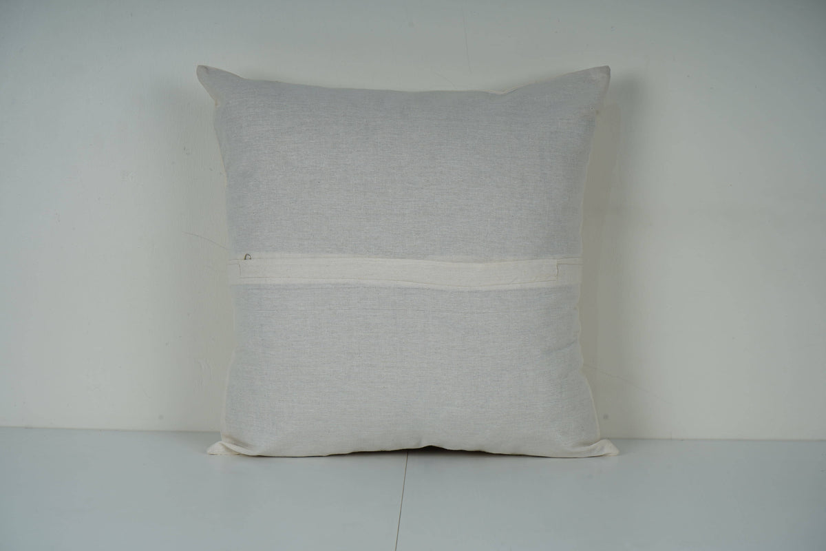 Kuş Desenli Suzani Kırlent Kılıfı 48 x 48 cm