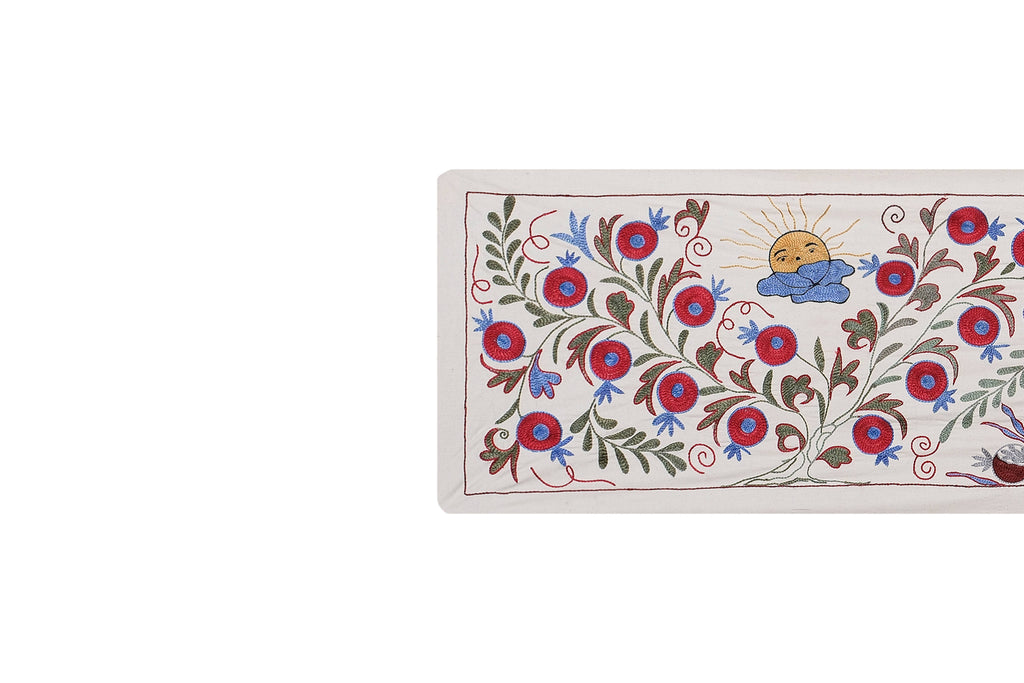 El İşlemesi Suzani Yolluk 50 x 185 cm
