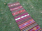 Vintage Kilim Yolluk 63 x 637 cm
