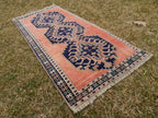 Vintage Uşak Halı 46 x 99 cm