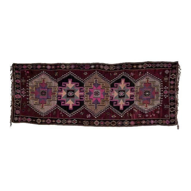 Vintage Kars Kilim 165 x 425 cm