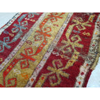 Vintage Uşak Yastık Halı 57 x 98 cm