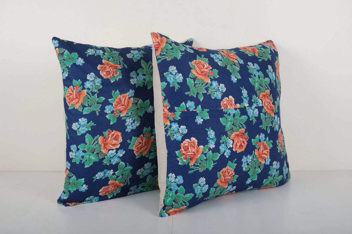 Özbek Baskılı Kırlent Kılıfı 60 x 60 cm