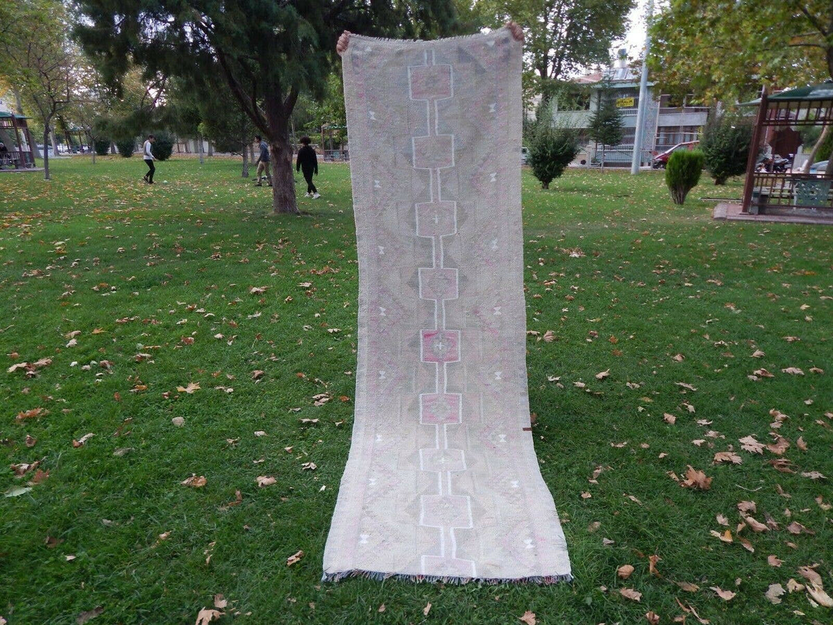 Vintage Herki Kilim Yolluk 88 x 292 cm