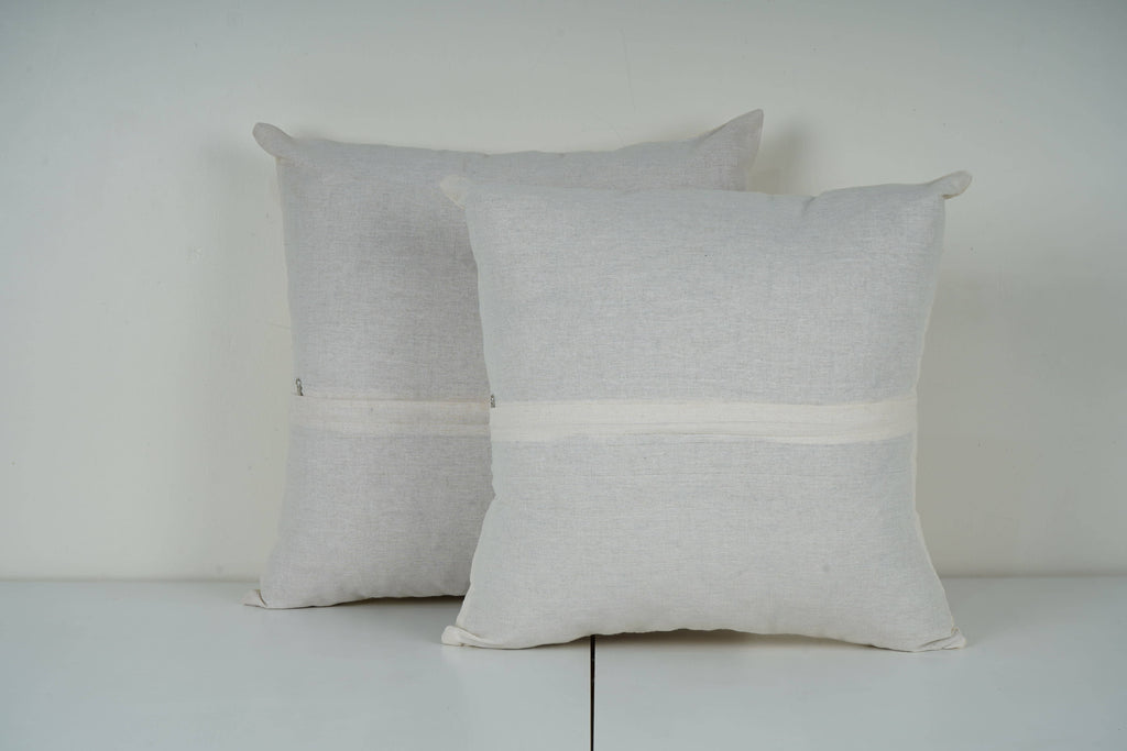 Balık Desenli Suzani Kırlent Kılıfı 2'li Set 46 x 46 cm