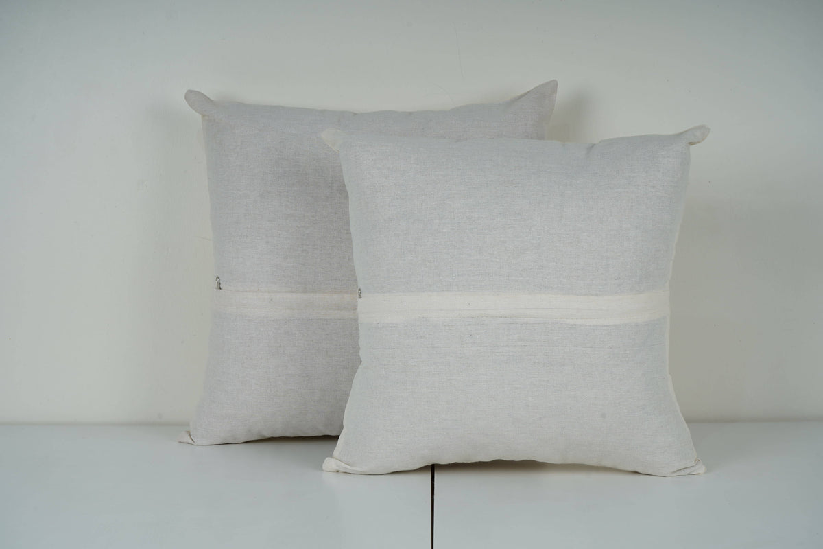 Balık Desenli Suzani Kırlent Kılıfı 2'li Set 46 x 46 cm
