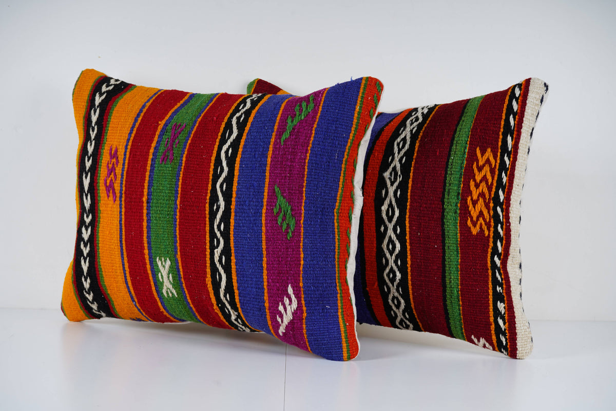 Kilim Kırlent Kılıfı 2'li Set 45 x 60 cm