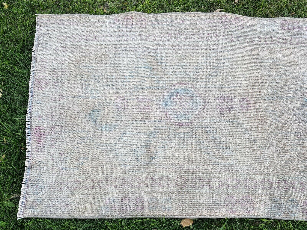 Vintage Herki Halı Yolluk 87 x 370 cm