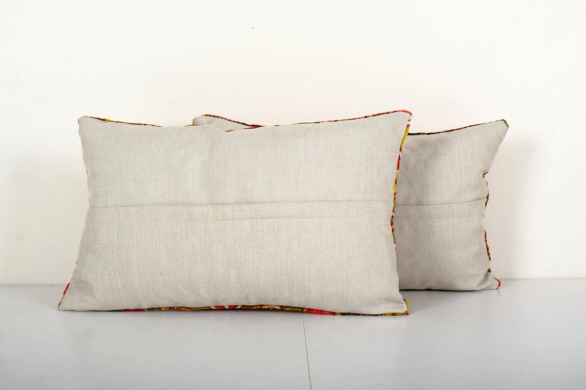 Kilim Kırlent Kılıfı 2'li Set 33 x 55 cm