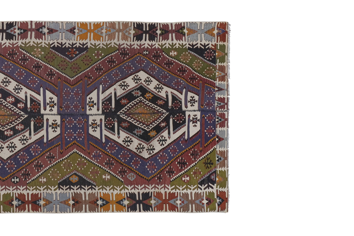 Vintage Anadolu Kilim 150 x 363 cm