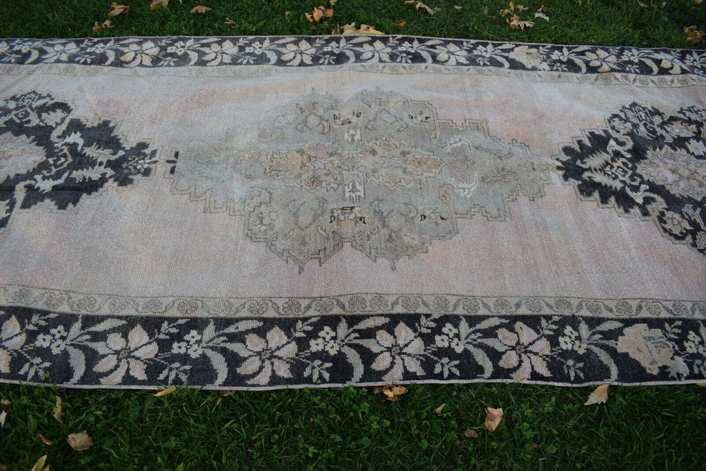 Vintage Uşak Halı 142 x 405 cm