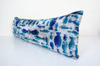 İpek Ikat Kadife Kırlent Kılıfı 40 x 121 cm