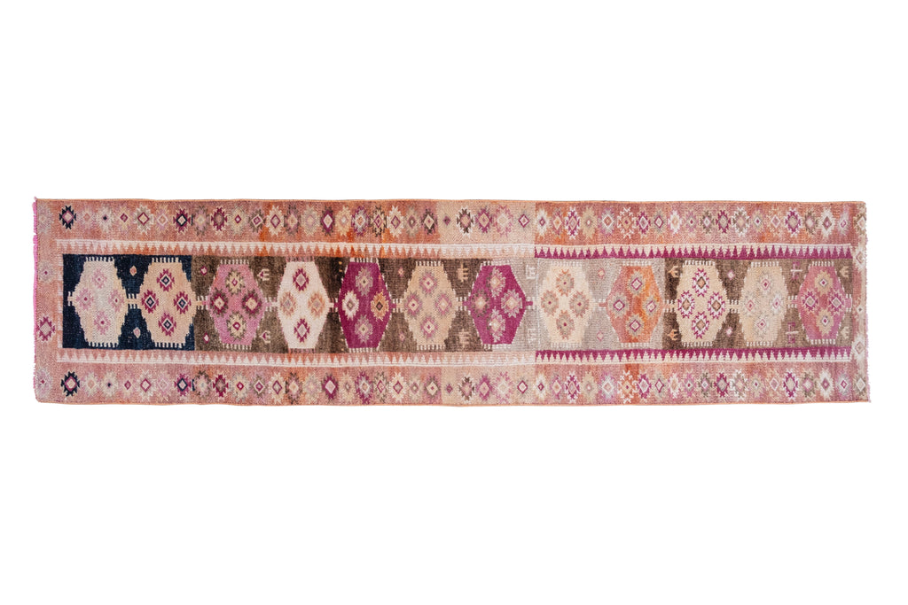 Vintage Kürt Halı Yolluk 81 x 316 cm