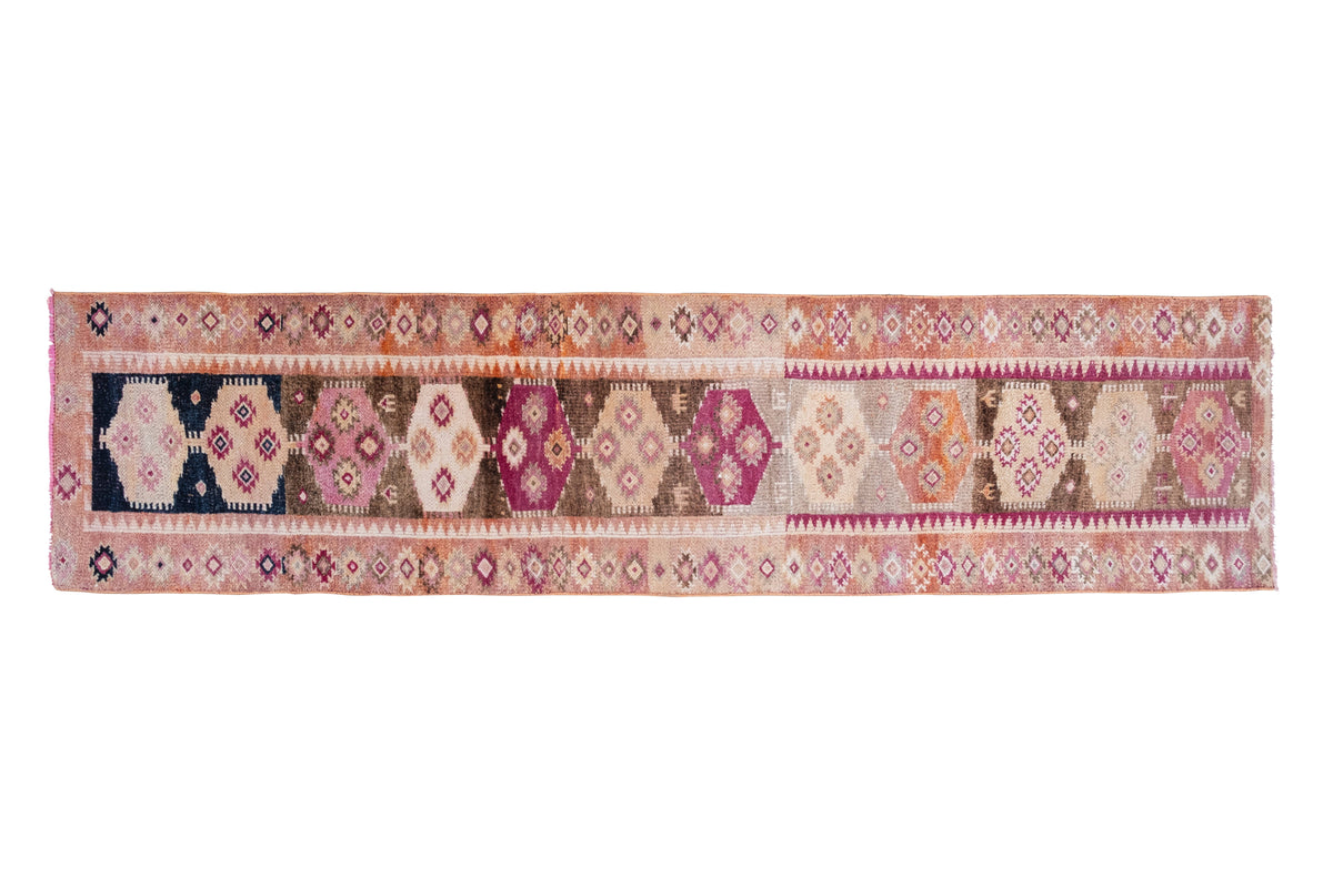 Vintage Kürt Halı Yolluk 81 x 316 cm