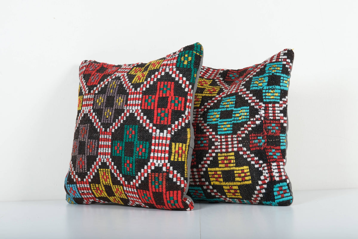 Kilim Kırlent Kılıfı 2'li Set 40 x 40 cm