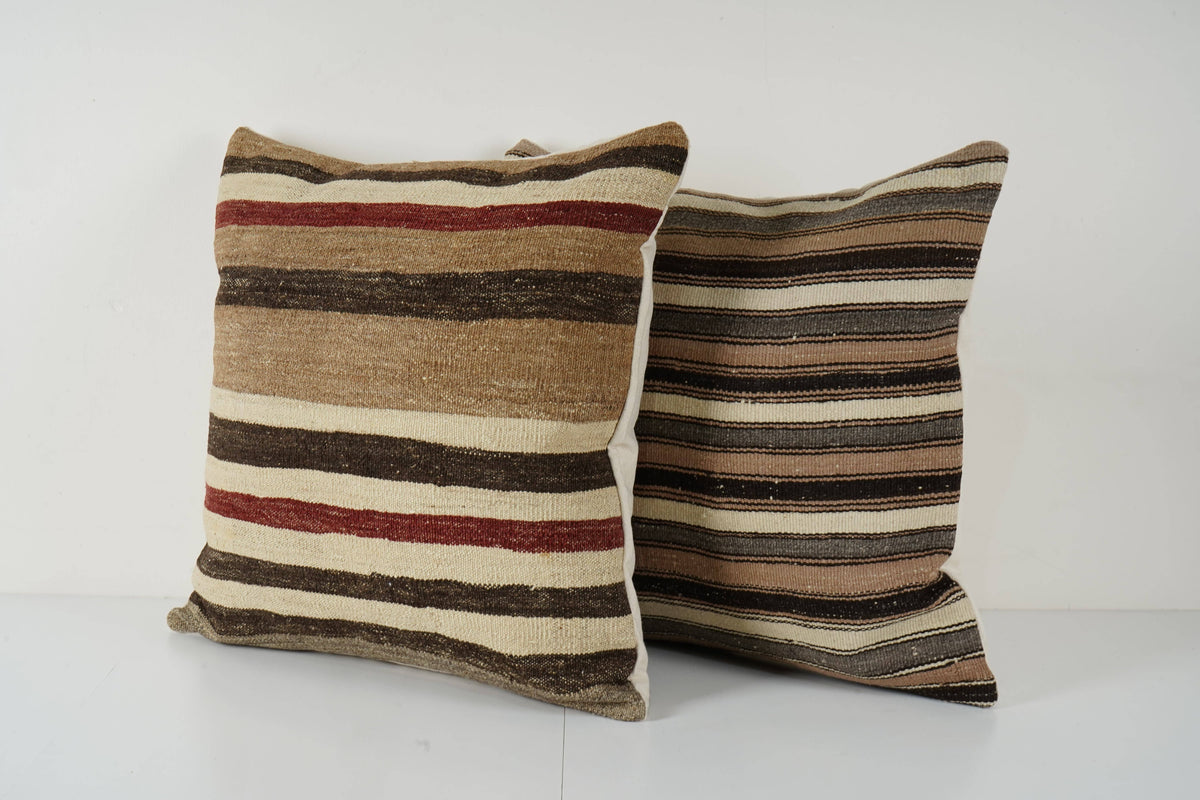 Kilim Kırlent Kılıfı 2'li Set 60 x 60 cm