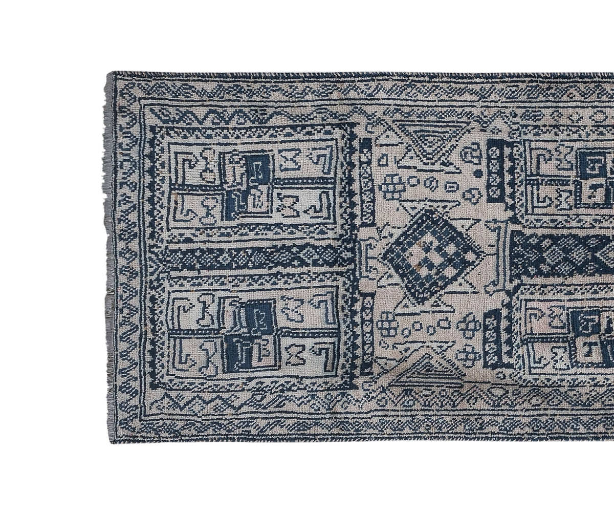 Vintage Herki Halı Yolluk 110 x 318 cm