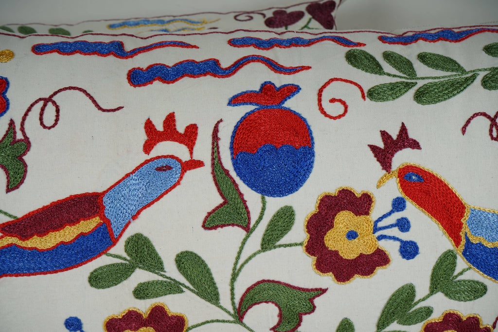 Suzani Kırlent Kılıfı 2'li Set 40 x 90 cm