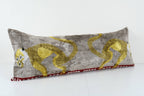 İpek Ikat Kadife Kırlent Kılıfı 42 x 120 cm