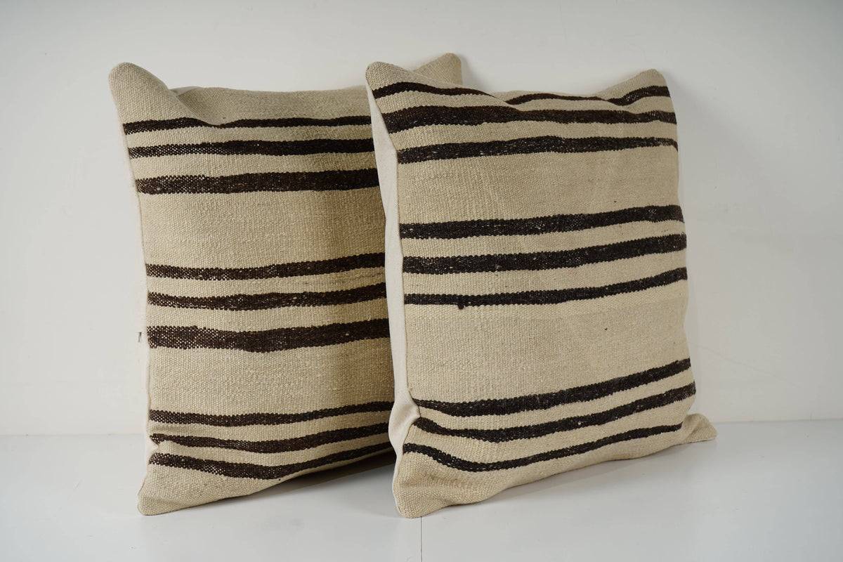 Kilim Kırlent Kılıfı 2'li Set 60 x 60 cm