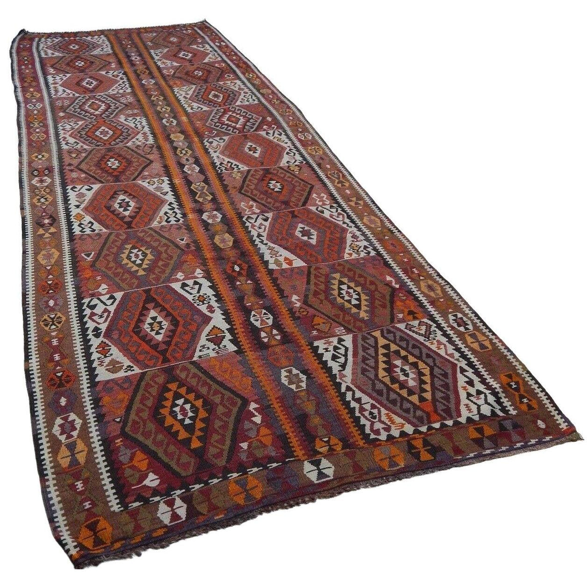 Vintage Türk Halı 135 x 359 cm