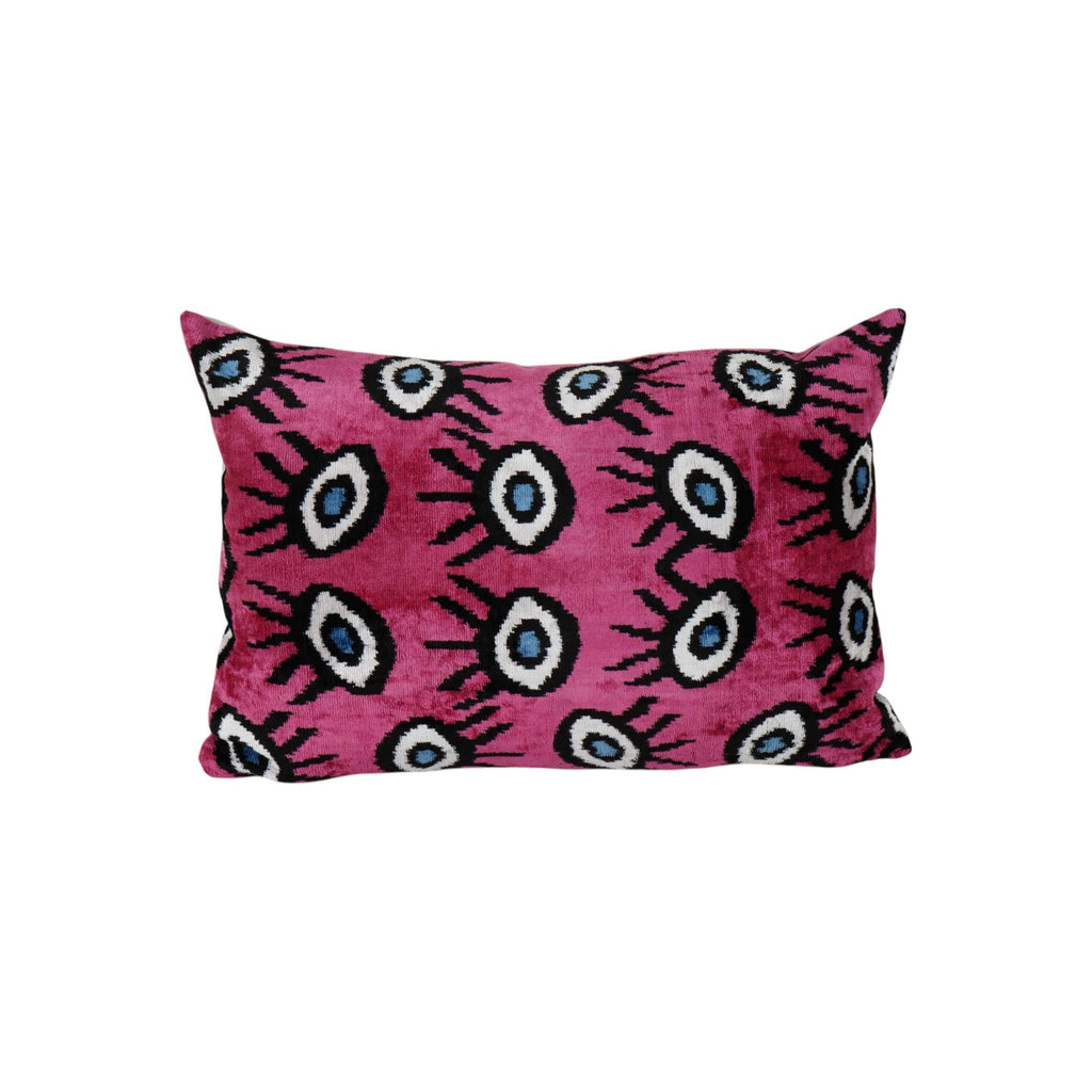 İpek Ikat Kadife Kırlent Kılıfı 40 x 60 cm