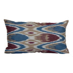 İpek Ikat Kadife Kırlent Kılıfı 30 x 50 cm