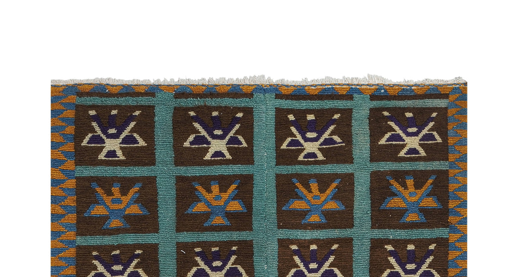 Vintage Türk Tulu Halı 125 x 140 cm