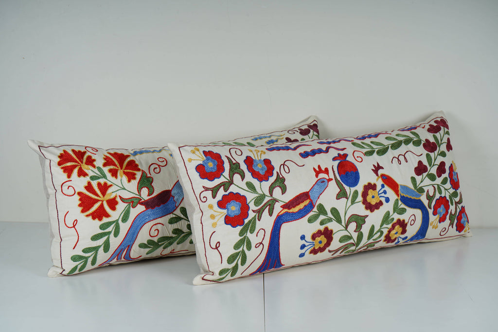 Suzani Kırlent Kılıfı 2'li Set 40 x 90 cm