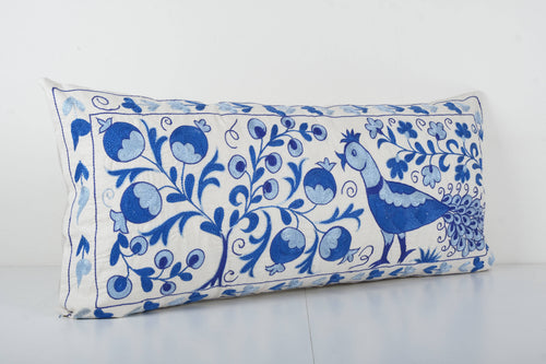 Balık Desenli Suzani Kırlent Kılıfı 45 x 95 cm