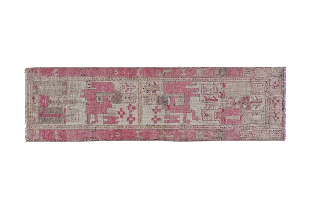 Vintage Kürt Halı Yolluk 99 x 330 cm
