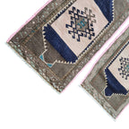 Vintage Uşak Yastık Halı 2'li Set 54 x 82 cm